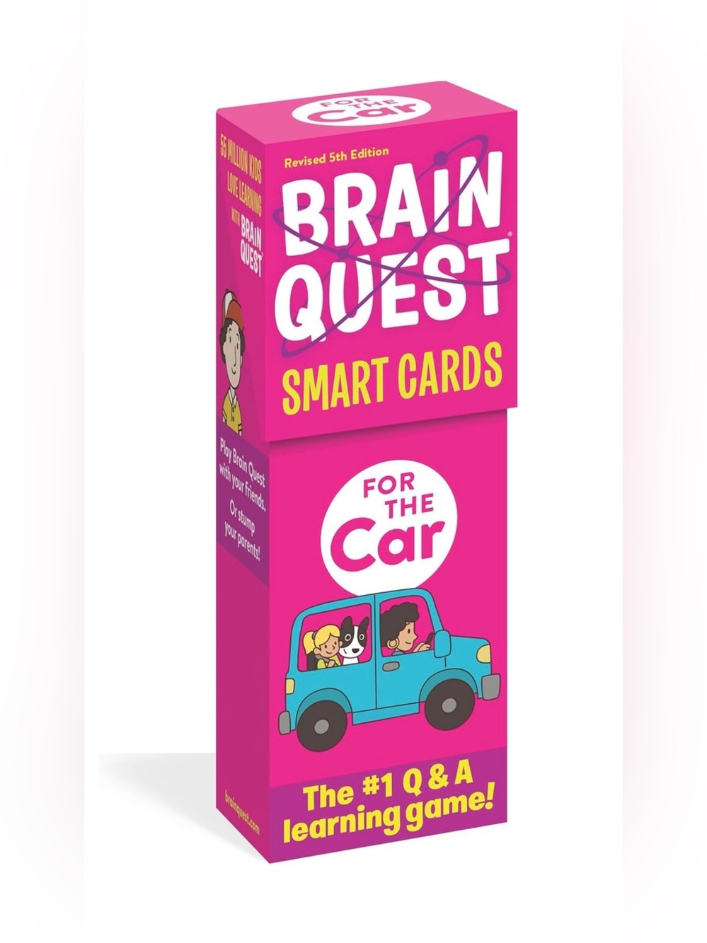 Workman Brain Quest Smart Cards for the Car Ages 12 Up Q&A 2-Deck Learning Game
